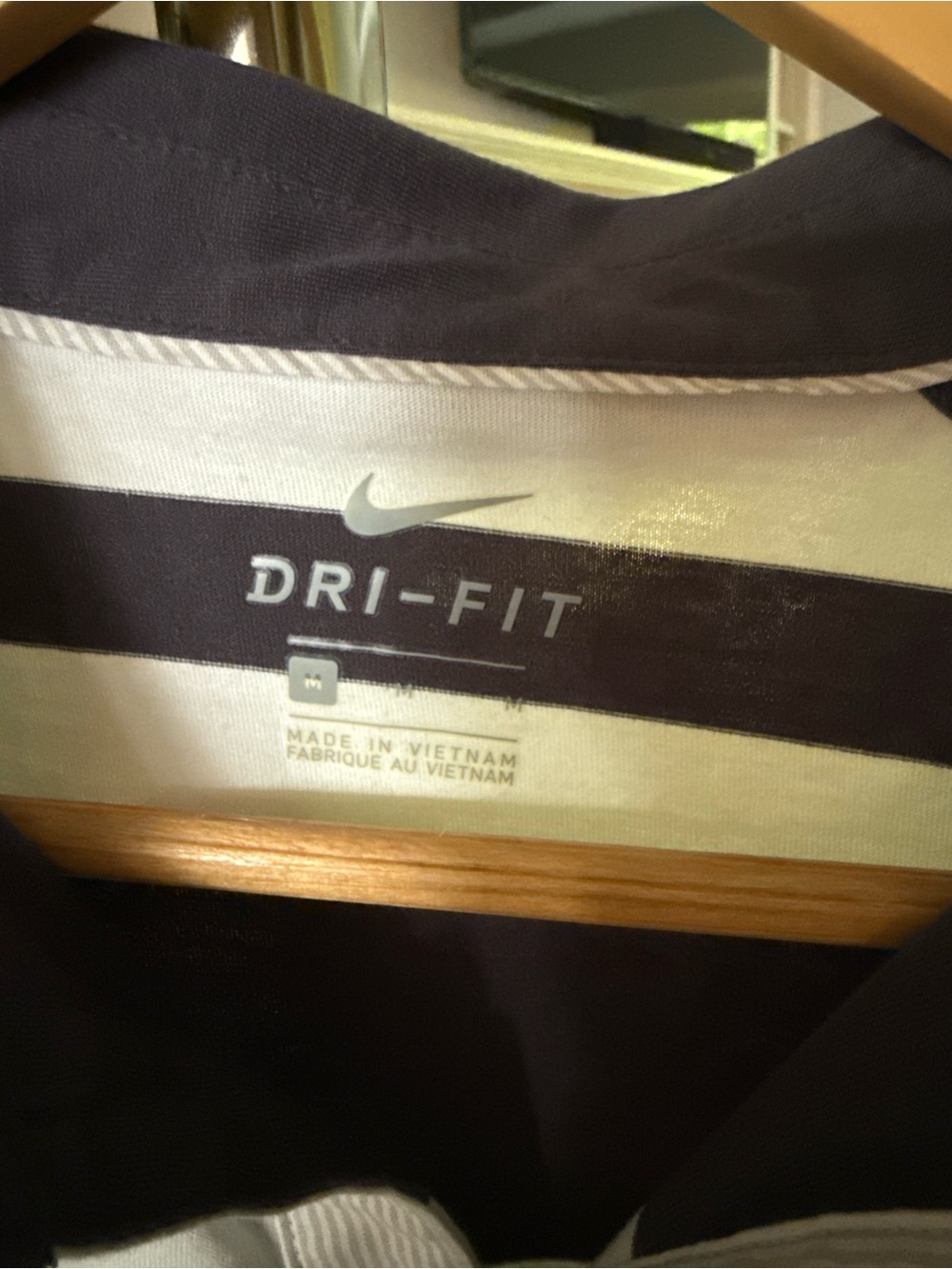 Nike Dry Player Stripe Golf Polo - Picture 3 of 3